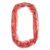 Dragonfly Coral Infinity Scarf