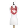 Dragonfly Coral Infinity Scarf