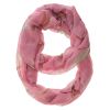 Dragonfly Pink Infinity Scarf II