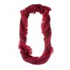 Chunky Knitted Burgundy Infinity Scarf