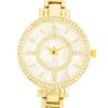 Classic Metal Watch With Crystals Gold #1