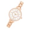 Classic Metal Watch With Crystals Rose/Gold #2