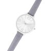 Fashion Watch With Leather Band White #1