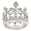 Cubic Zirconia Crown Eternity Ring