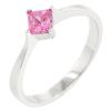 Classic Petite Pink Ice Solitaire Ring