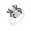 Cubic Zirconia Spider Fashion Ring