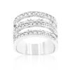 Cubic Zirconia Tiered Ring