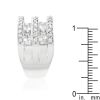 Cubic Zirconia Tiered Ring
